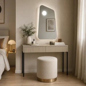 Specchiera con luce H.82.5 L.55 cm