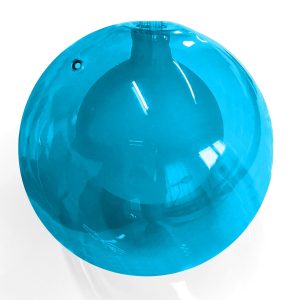 SFERA IN VETRO AZZURRA X 2732 cm