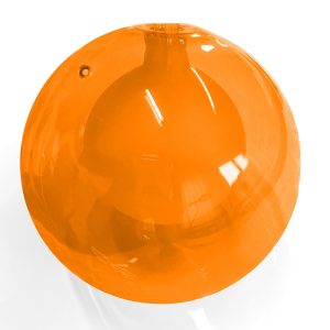 SFERA IN VETRO ARANCIO X 2732 cm